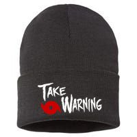 Take Warning Carolina Playoffs Sustainable Knit Beanie