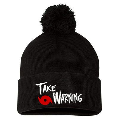 Take Warning Carolina Playoffs Pom Pom 12in Knit Beanie