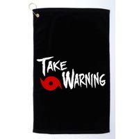 Take Warning Carolina Playoffs Golf Towel