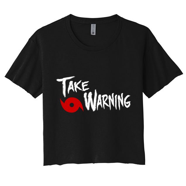 Take Warning Carolina Playoffs Crop Top
