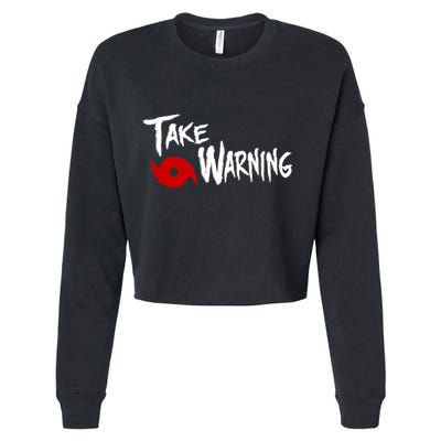 Take Warning Carolina Playoffs Cropped Pullover Crew