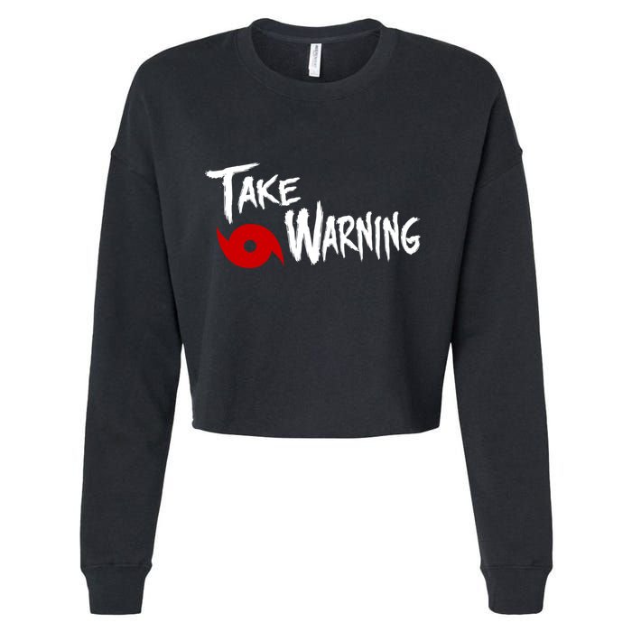 Take Warning Carolina Playoffs Cropped Pullover Crew