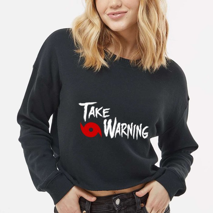 Take Warning Carolina Playoffs Cropped Pullover Crew