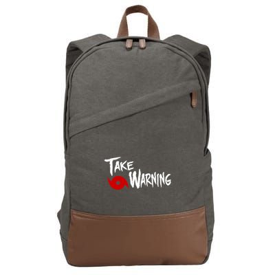 Take Warning Carolina Playoffs Cotton Canvas Backpack