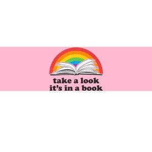 Take A Look Its In A Book Retro Inspired Reading Rainbow Bumper Sticker