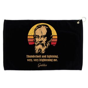 Thunderbolt and lightning Galileo Astronomy Meme Grommeted Golf Towel