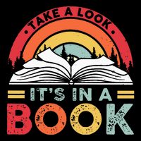 Take A Look ItS In A Book Reading Vintage Mousepad