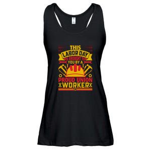 This A Labor Day A Proud Union Worker Gift Ladies Essential Flowy Tank