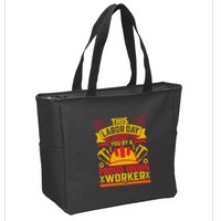 This A Labor Day A Proud Union Worker Gift Zip Tote Bag