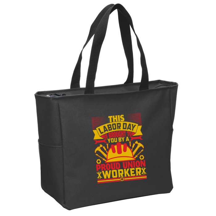 This A Labor Day A Proud Union Worker Gift Zip Tote Bag