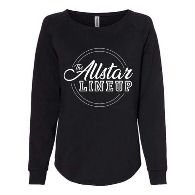 The Allstar Lineup Pop Punk Band Logo For Pop Punk Womens California Wash Sweatshirt