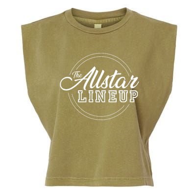 The Allstar Lineup Pop Punk Band Logo For Pop Punk Garment-Dyed Women's Muscle Tee