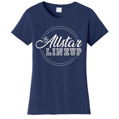 The Allstar Lineup Pop Punk Band Logo For Pop Punk Women's T-Shirt