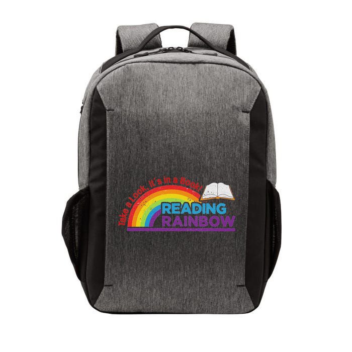 Take A Look ItS In A Book Reading Book Vector Backpack