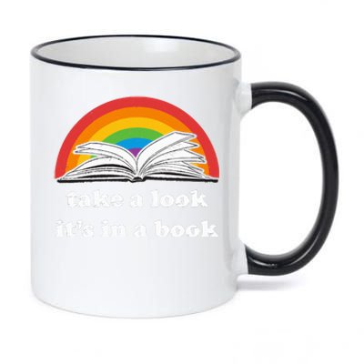 Take A Look It&39;s In A Book 11oz Black Color Changing Mug