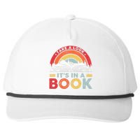 Take A Look Its In A Book Vintage Reading Bookworm Librarian Snapback Five-Panel Rope Hat