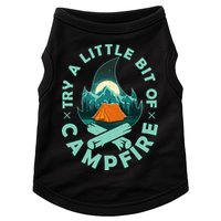Try A Little Bit Of Campfire Camping Lover Doggie Tank