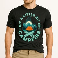Try A Little Bit Of Campfire Camping Lover Performance Shirt