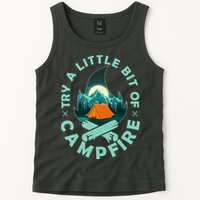 Try A Little Bit Of Campfire Camping Lover Tank Top