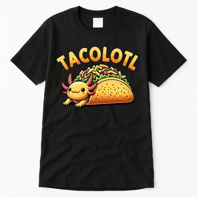 Taco Axolotl Lover Tacolotl Cute Mexican Axolotl Tall T-Shirt