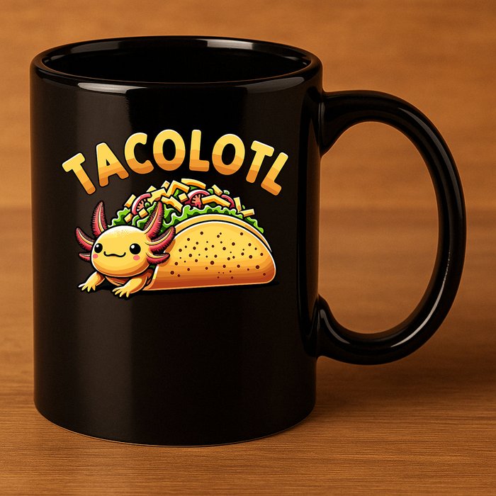 Taco Axolotl Lover Tacolotl Cute Mexican Axolotl 11oz C Handle Ceramic Mug