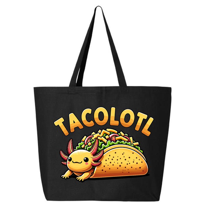 Taco Axolotl Lover Tacolotl Cute Mexican Axolotl 25L Jumbo Tote