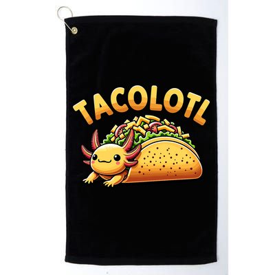 Taco Axolotl Lover Tacolotl Cute Mexican Axolotl Golf Towel