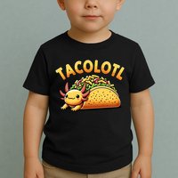 Taco Axolotl Lover Tacolotl Cute Mexican Axolotl Toddler T-Shirt