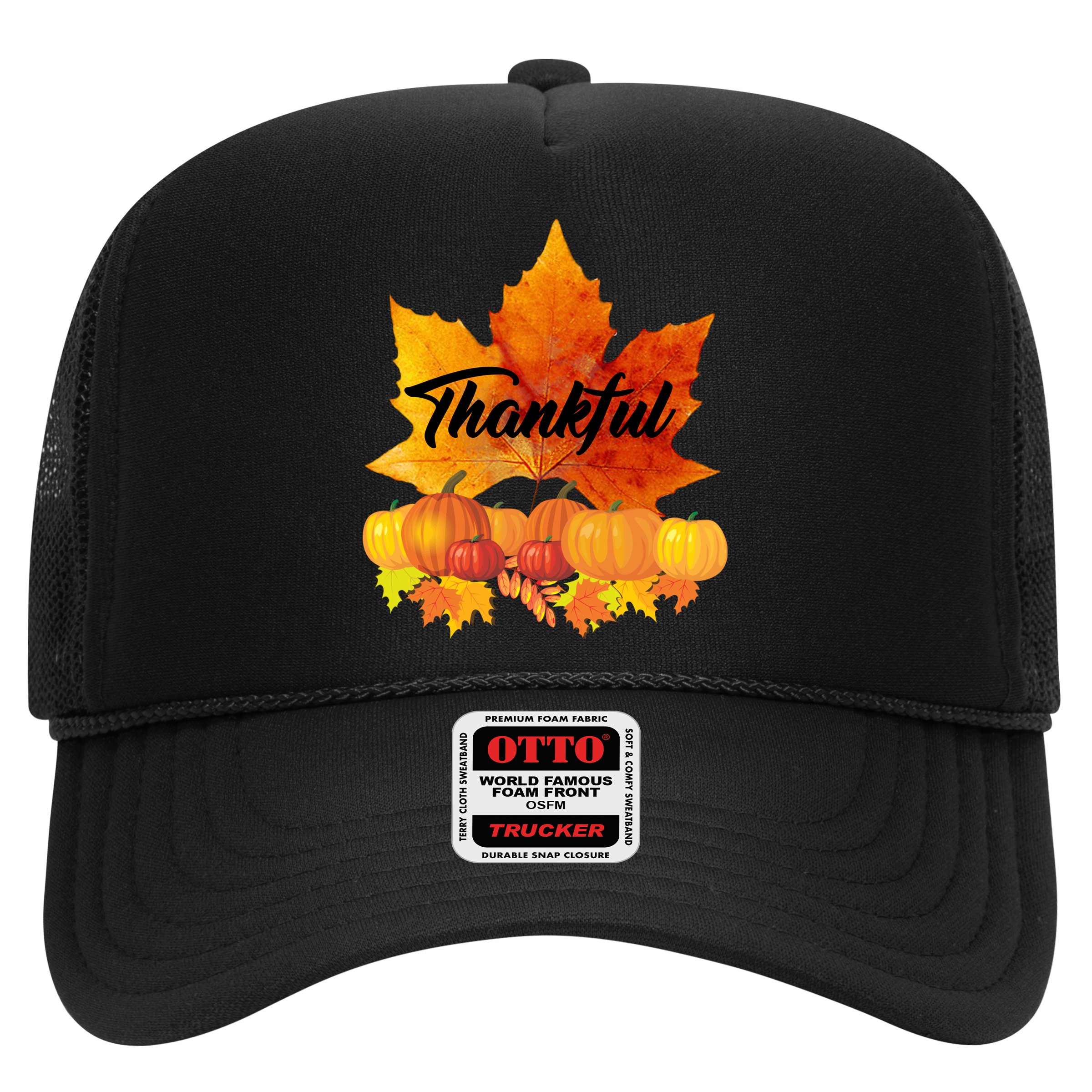 Thankful Autumn Leaves Thanksgiving Fall Hat
