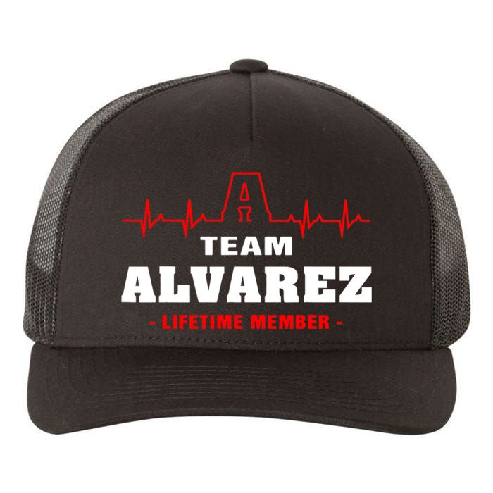 Team Alvarez lifetime member Proud Family Surname Alvarez Yupoong Adult 5-Panel Trucker Hat