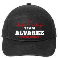 Team Alvarez lifetime member Proud Family Surname Alvarez 7-Panel Snapback Hat