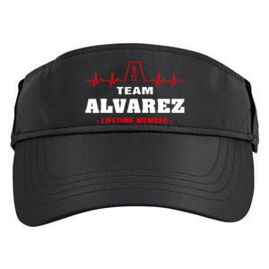 Team Alvarez lifetime member Proud Family Surname Alvarez Adult Drive Performance Visor