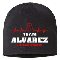 Team Alvarez lifetime member Proud Family Surname Alvarez Sustainable Beanie