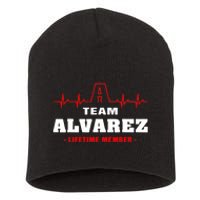 Team Alvarez lifetime member Proud Family Surname Alvarez Short Acrylic Beanie