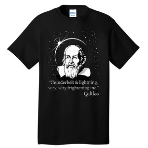 Thunderbolt And Lightning Galileo T Science Gift Tall T-Shirt