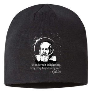 Thunderbolt And Lightning Galileo T Science Gift Sustainable Beanie