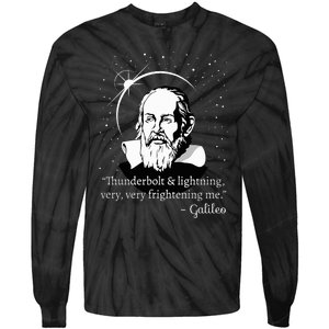 Thunderbolt And Lightning Galileo T Science Gift Tie-Dye Long Sleeve Shirt