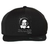 Thunderbolt And Lightning Galileo T Science Gift Wool Snapback Cap