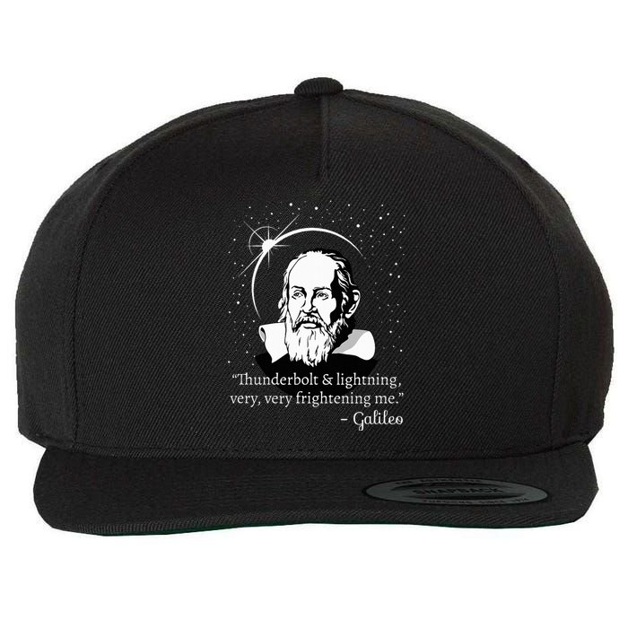 Thunderbolt And Lightning Galileo T Science Gift Wool Snapback Cap