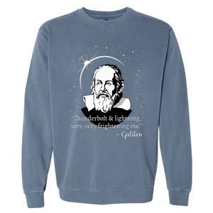 Thunderbolt And Lightning Galileo T Science Gift Garment-Dyed Sweatshirt