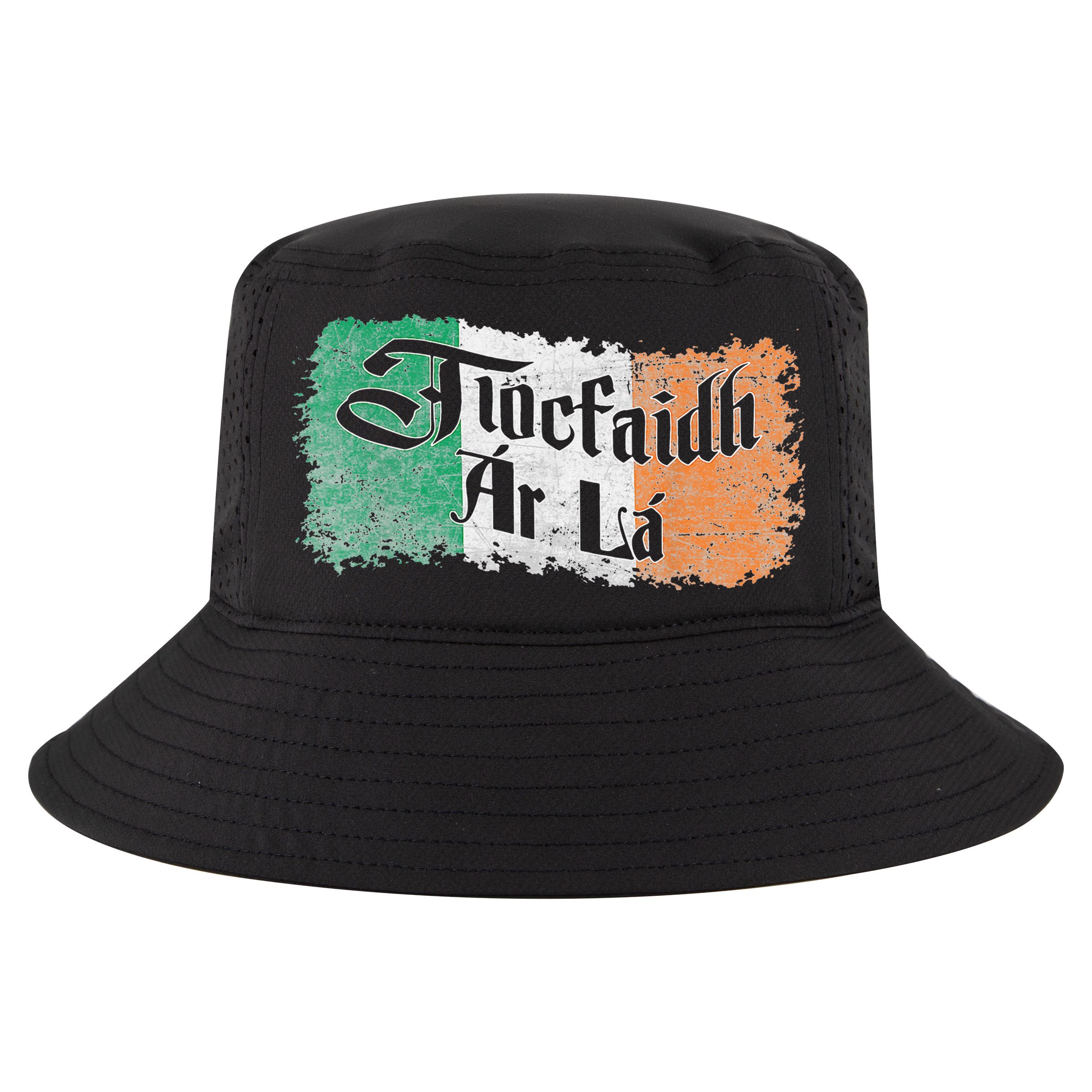 Tiocfaidh Ar La - Vintage Ireland Irish Flag Cool Comfort Performance Bucket Hat