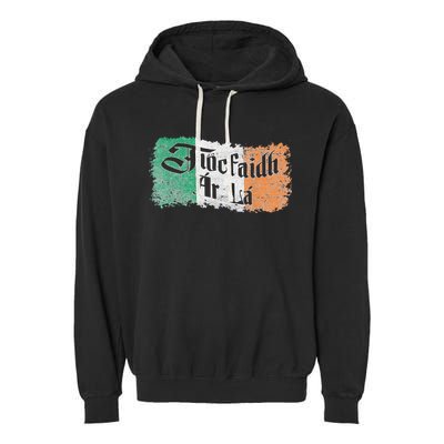 Tiocfaidh Ar La - Vintage Ireland Irish Flag Garment-Dyed Fleece Hoodie