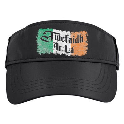 Tiocfaidh Ar La - Vintage Ireland Irish Flag Adult Drive Performance Visor