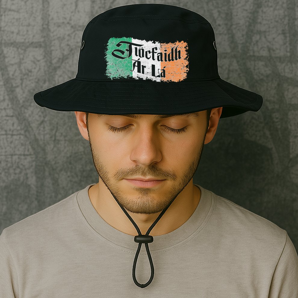 Tiocfaidh Ar La - Vintage Ireland Irish Flag Bucket Hat