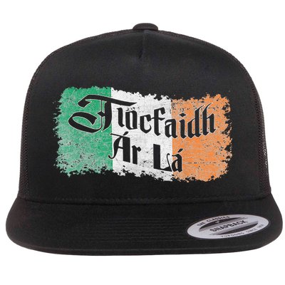 Tiocfaidh Ar La - Vintage Ireland Irish Flag Flatbill Hat