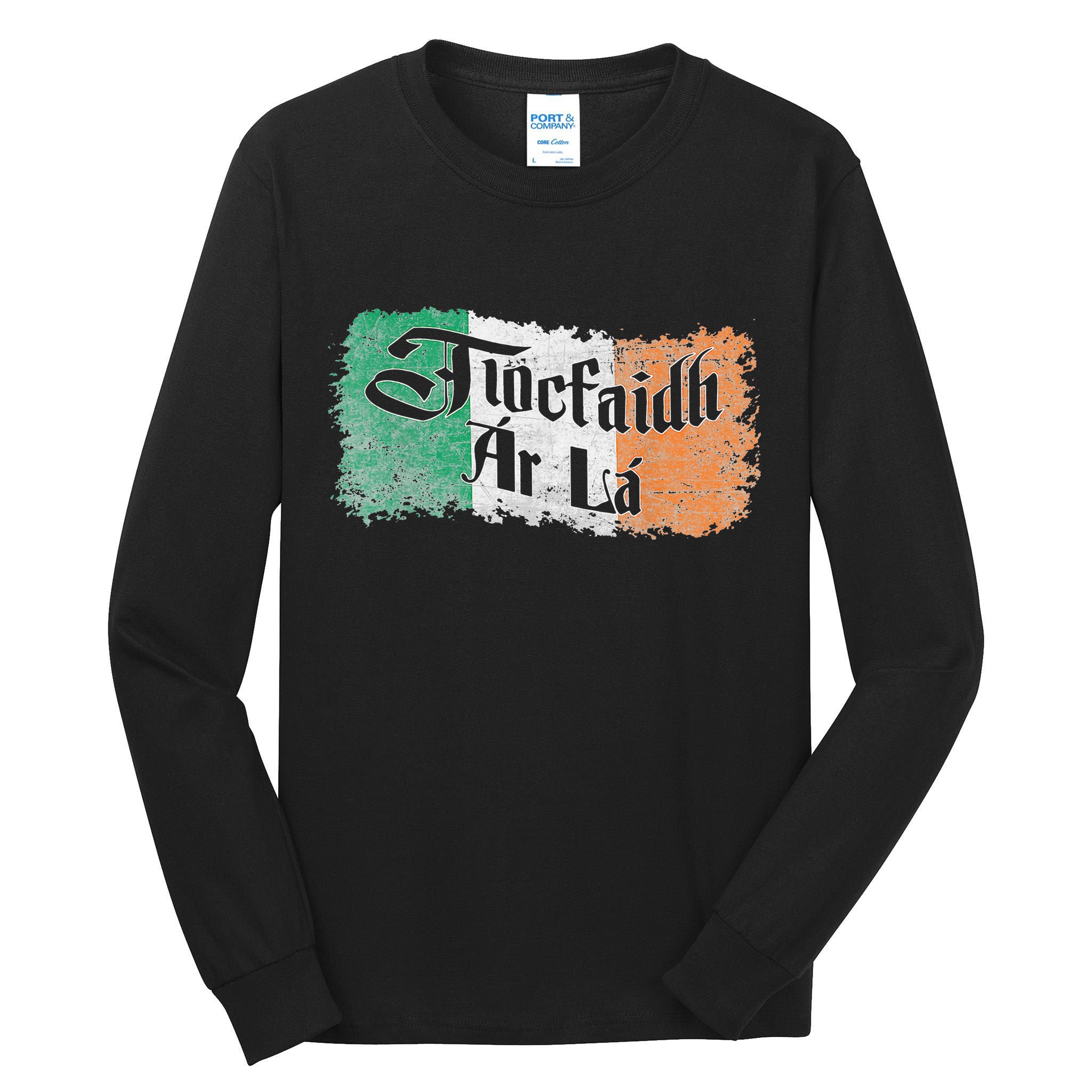 Tiocfaidh Ar La - Vintage Ireland Irish Flag Tall Long Sleeve T-Shirt