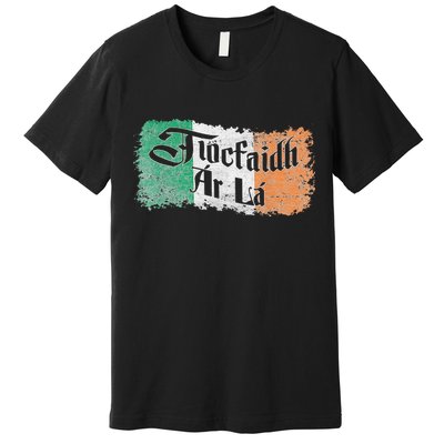 Tiocfaidh Ar La - Vintage Ireland Irish Flag Premium T-Shirt