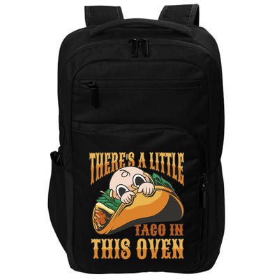 There's A Little Taco In This Oven Pregnancy Impact Tech Backpack