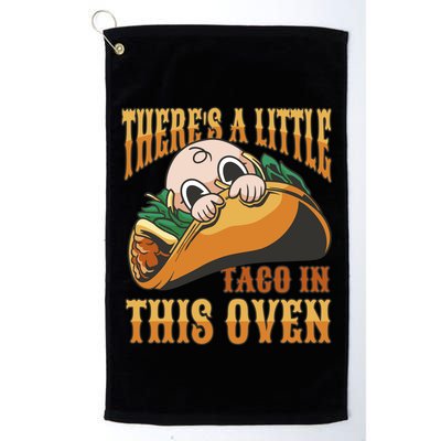There's A Little Taco In This Oven Pregnancy Golf Towel