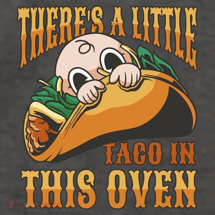 There's A Little Taco In This Oven Pregnancy Vector Backpack